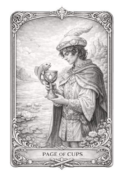 Page of Cups