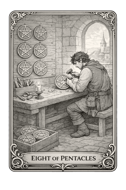 Eight of Pentacles