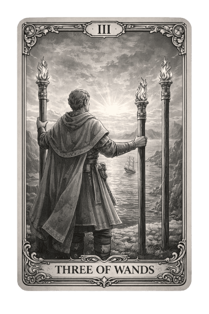 Three of Wands