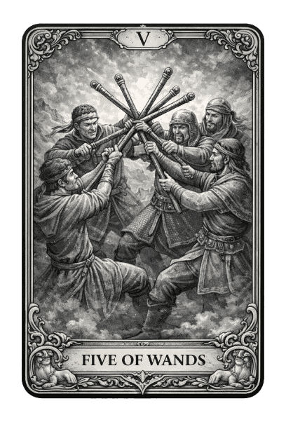 Five of Wands